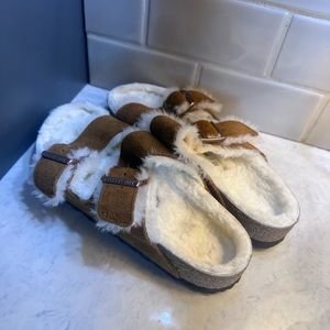 Birkenstock Fur Lined Sandals
